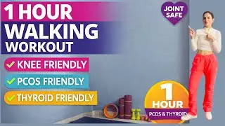 1 Hour Walking Workout for Weight Loss | Knee Friendly, PCOS & Thyroid Safe | 10,000 Steps