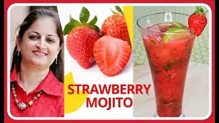 Virgin Mojito Recipe/How to make mojito at home/Strawberry Mojito #PinksHappyCooking Pinky Arora