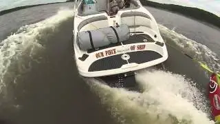 Wake wedge in action