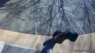 Person of Interest in Defacing Private Property, 5300 b/o Colorado Ave, NW, on January 8, 2020