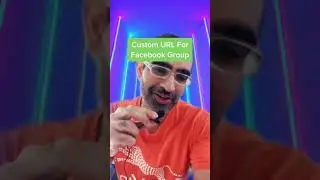 Custom URL For Facebook Groups #shorts