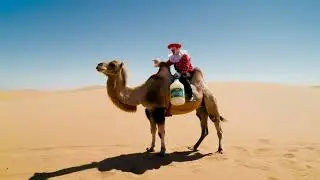 drunk clown in the desert #kling #ai