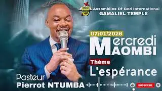L'ESPERANCE, MERCREDI MAOMBI 07 01 2026 J1, Past  Pierrot NTUMBA