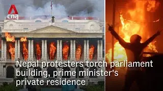 Nepal protests: Rioters torch parliament building, prime minister's private residence