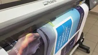 Печать на принтере Roland RE-640