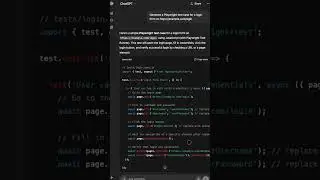AI Test Automation in 30 Seconds | Playwright Short