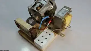 How to turn microwave transformer coil into 130kw self running generator at home 