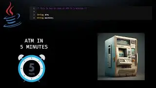 JAVA IN MINUTES - How to code an ATM System in *5 MINUTES*