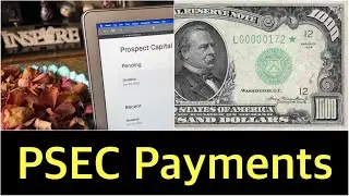 ✅PSEC Monthly Dividend Stock Payments | $100-$1000 per Month Calculation with Prospect Capital Stock