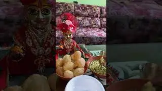 Pani puri Aao bhog Lagao mere #priyankapanditofficial6820 #radheradhe #laddugopal #vrindavan