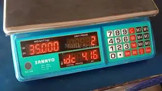 SANNYO Calibration 35kg Weighing Machine _ Solve the Skip problem of weighing scale calibration