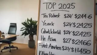 Top ten richest people in Asia 2025 || here are the top ten richest peoples of Asia