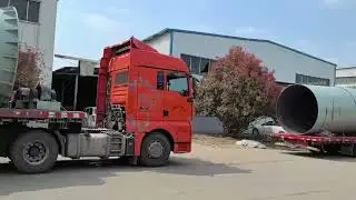 Prepared for Delivery: Heavy-Duty Rotary Dryer for Mineral Processing