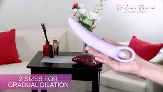 CalExotics Dr. Laura Berman&reg; Isabelle&trade; Set of 2 Vibrating Silicone Dilators