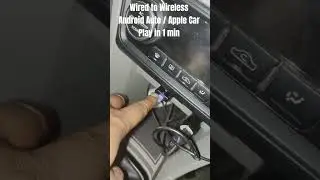 Convert your wired android auto to wireless in less than 1 min #amkette #wirelessandroidauto #apple