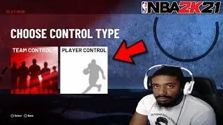 My FIRST NBA 2K21 PLAYER CONTROL game! *2K21 Giveaway*