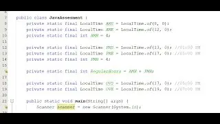 Java Assessment Salary Calculator in INTERMEDIATE PROGRAMMING