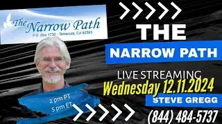 Wednesday 12.11.2024 The Narrow Path with Steve Gregg LIVE!