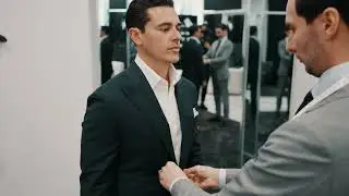 The Bespoke Corner Tailors Fitting Process With Marty Fox.