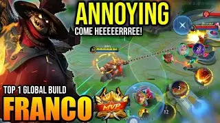 FRANCO BEST BUILD 2023 | BUILD TOP 1 GLOBAL FRANCO GAMEPLAY | MOBILE LEGENDS ✓
