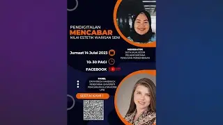 Webinar: Pendigitalan Mencabar Nilai Estetik Warisan Seni