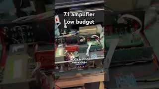 7.1 low budget Amp #viralshort #dolbysurround #amplifier #hometheateramplifier