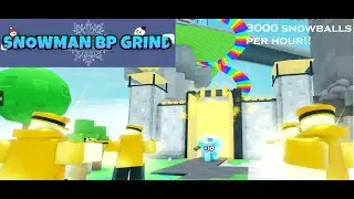 How to get snowballs really QUICK! (3k per hour)