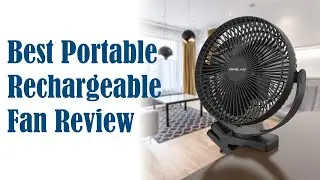 Best Portable Rechargeable Fan Review - Mini Battery Operated USB Powered