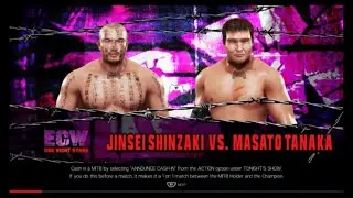 ECW 5-5: Jinsei Shinzaki vs Masato Tanaka