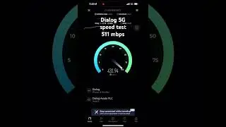 Dialog 5G Speed test