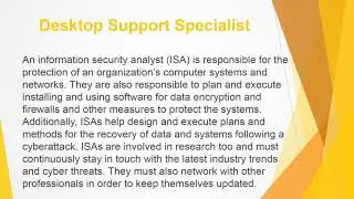IT Support Careers - SimpliDistance