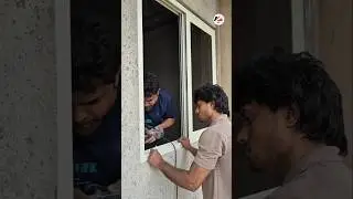 aluminium window in low budget🔥🛠💰 #aluminium #window #viral #trending #shorts