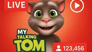 TALKING WITH TOM FUNNY CAT REACTION LIVE STREAM 485
