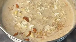 सेवई बादाम खीर बनाई है कभी ऐसे/Sewai badam kheer#sewaikheer #indianfood #viral #pudding 