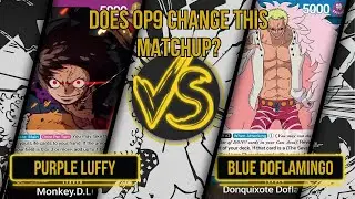 [OP9] Purple Luffy vs Blue Doflamingo | WEBCAM BATTLES