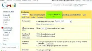 How to change your Gmail theme