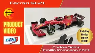 Unboxing & Product video - BBR 1:18 Mission Winnow Ferrari SF21 Carlos Sainz 2021 F1 modelcar
