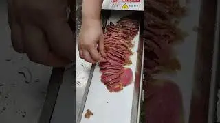 Cooked meat slicer exported to Thailand test machine before shipment#Deli slicer #Cooked b