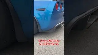 Corvette C6 7.0 LSX 427ci - Vortech SC, Texas Speed Camshaft stage4 - 1106 hp exhaust chop