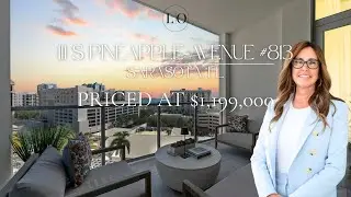 Inside a Bay View Condo in Downtown Sarasota | $1.2M Luxury Tour | 111 S PINEAPPLE AVENUE #813