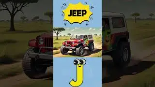 ABC Vehicles Song for Kids! 🚗🚁🚂 Learn the Alphabet with Fun Transportation Sounds! #abcd #kids