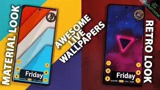 Cool Android Live Wallpapers - Neon Black & Material Wallpaper Apps - OCT 2021