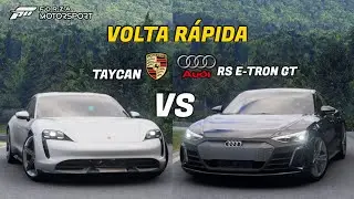 Volta R&aacute;pida Porsche Taycan vs Audi RS E-Tron GT | Forza Motorsport