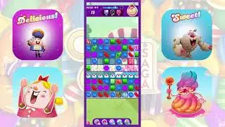 Level [9658] 🍭Candy Crush Saga gameplay 🍭 no commentary