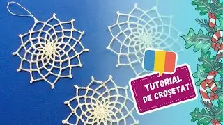 🇷🇴 ❄️🎄Ornament pentru Pomul de Crăciun| 🧶 Corbu Crochet