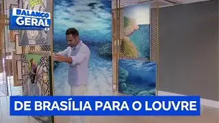 Artista brasiliense exp&otilde;e no Museu do Louvre em Paris | Balan&ccedil;o Geral DF