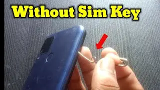 How To Open a Sim Card Slot Using a Safety pin All Smart phones | Sim Tray Kaise Nikale Bina Pin sa 