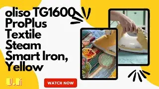 Oliso TG1600 ProPlus Textile Steam Smart Iron, Yellow (311001)