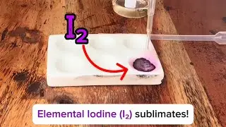 Making iodine from drugstore disinfectant!