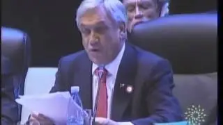 Intervenci&oacute;n  de Sebasti&aacute;n Pi&ntilde;era  en II Cumbre de la CELAC